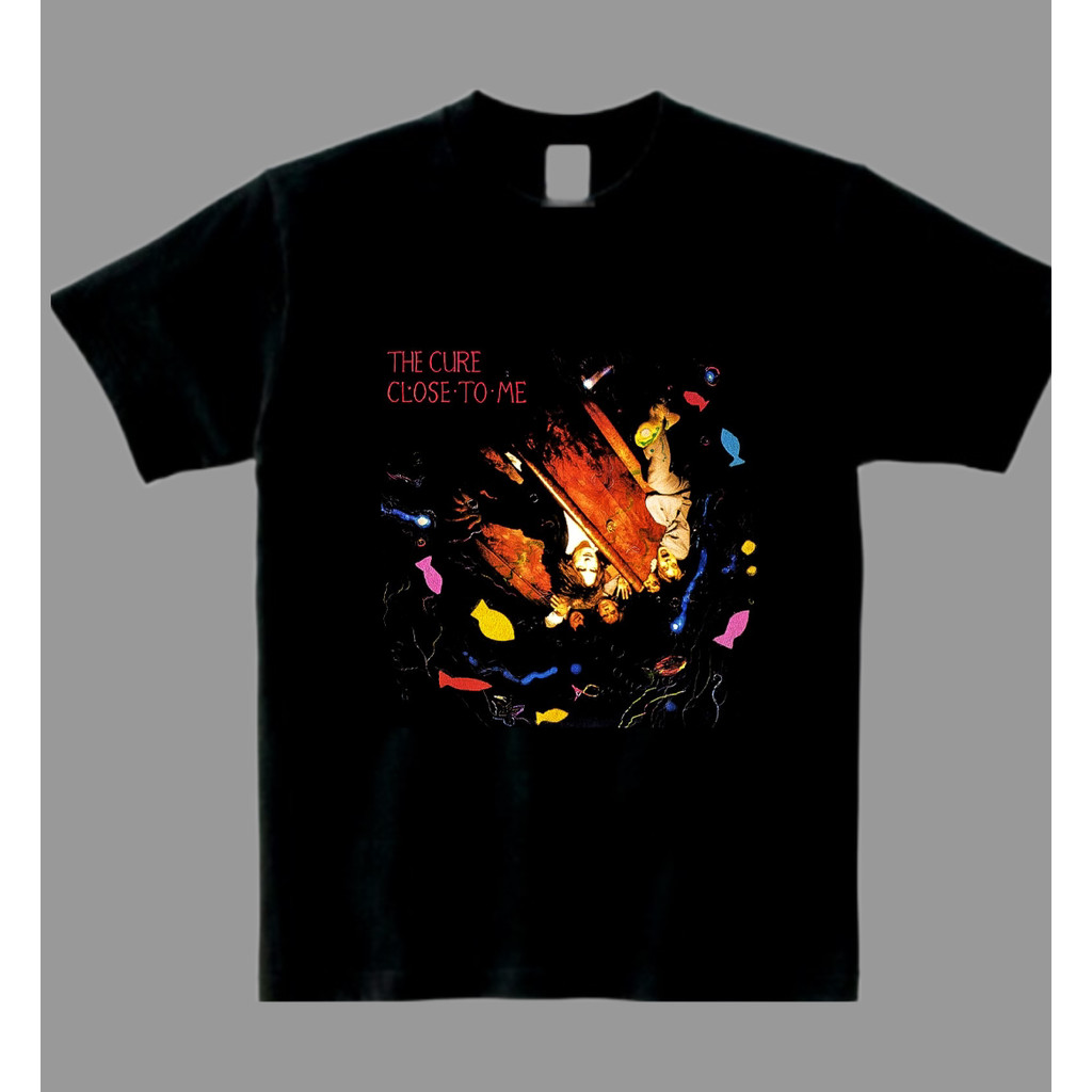 Music.Soul Camiseta Unissex The Cure Standing On A Beach Alternativo Gotico Estilosa Confortavel Retro Casual