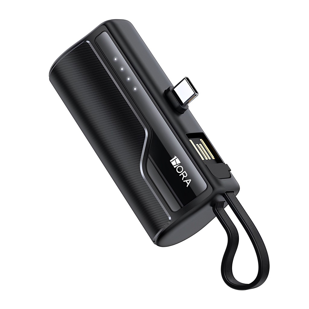 Carregador Portátil 1 Hora Power Bank 4500mAh Preto