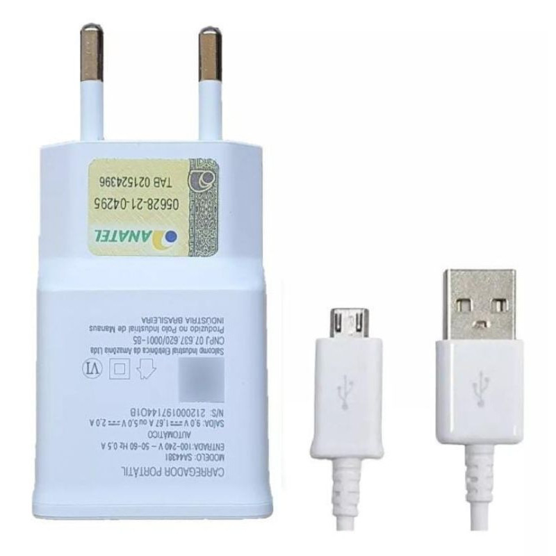 Carregador A01 A10 A10s j4 j4 plus j5 j6 j7 Prime j8 Turbo Power V8 Micro Usb Modelo novo 2026