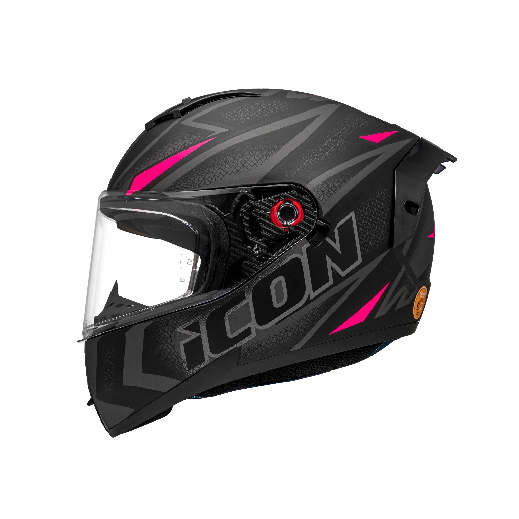 Capacete Peels Icon Pro Fast Preto c/ Rosa - Fosco