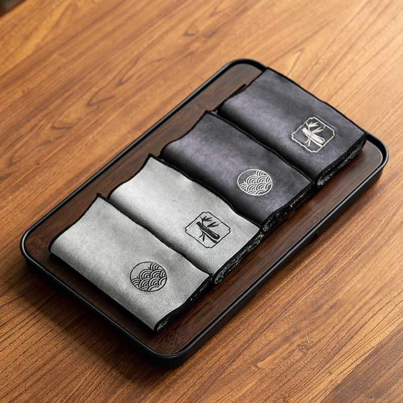 Kung Fu conjunto de chá Zen toalha de chá High-End grosso pelúcia absorvente toalha mesa de chá pano especial levantando