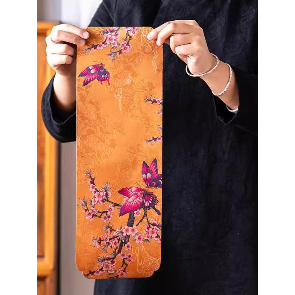 Marca de porcelana chá estilo chinês Zen mesa de chá à prova d'água bolha seca Anti-escaldante absorção de água toalha d