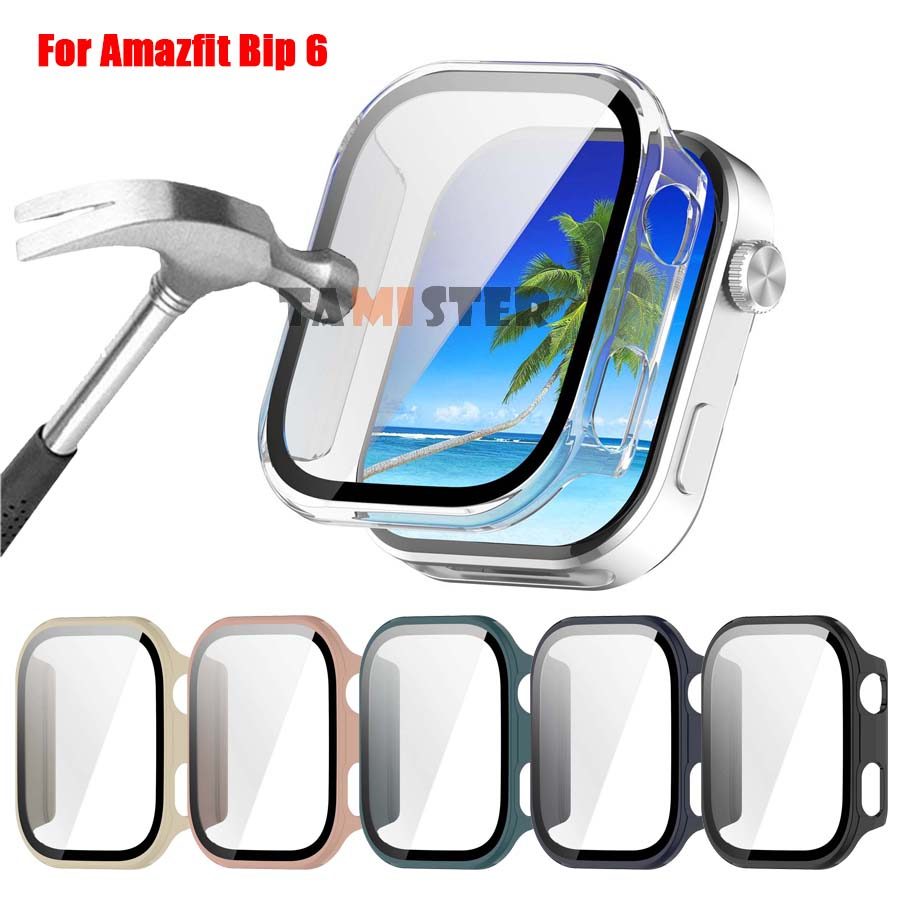 Capa Protetora Completa Para PC Redmi Watch 6 6Lite 6Active De Tela De Vidro Hard Shell Bumper Frame Case + Film Lite Ac