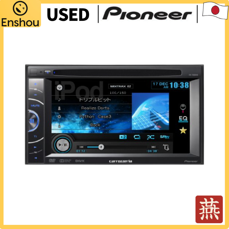 Do Japão[USED]Pioneer carrozzeria 6.1-inch wide VGA monitor / DVD-V / VCD / CD / USB / tuner main unit FH-780DVD JAN:4988028188466