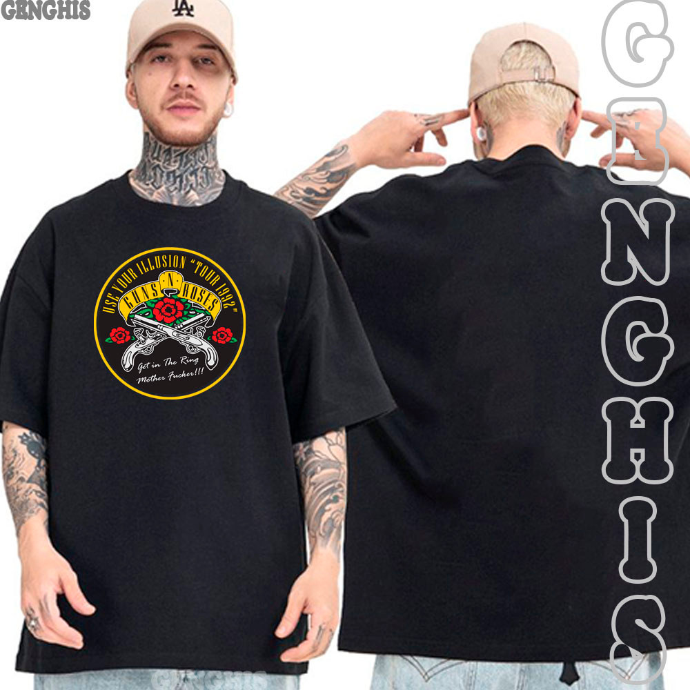 Camiseta Guns N' Roses Banda Rock Hard Camisa Basica e Oversized Algodão