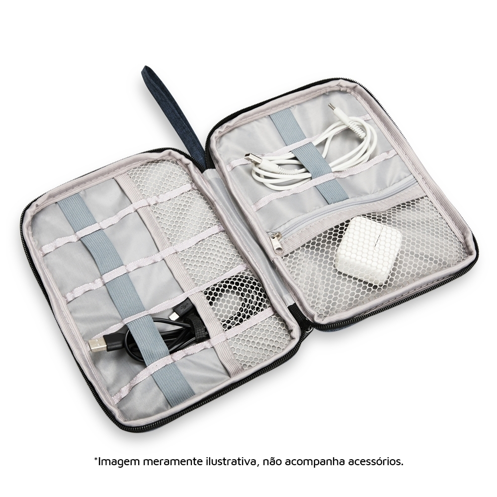 Bolsa De Armazenamento Bolsa Organizadora De Cabo De Dados Digital Portátil Eletrônica Viagem Necessário Camada Zíper
