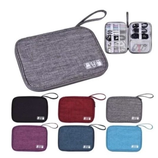 Bolsa De Armazenamento Bolsa Organizadora De Cabo De Dados Digital Portátil Eletrônica Viagem Necessário Camada Zíper