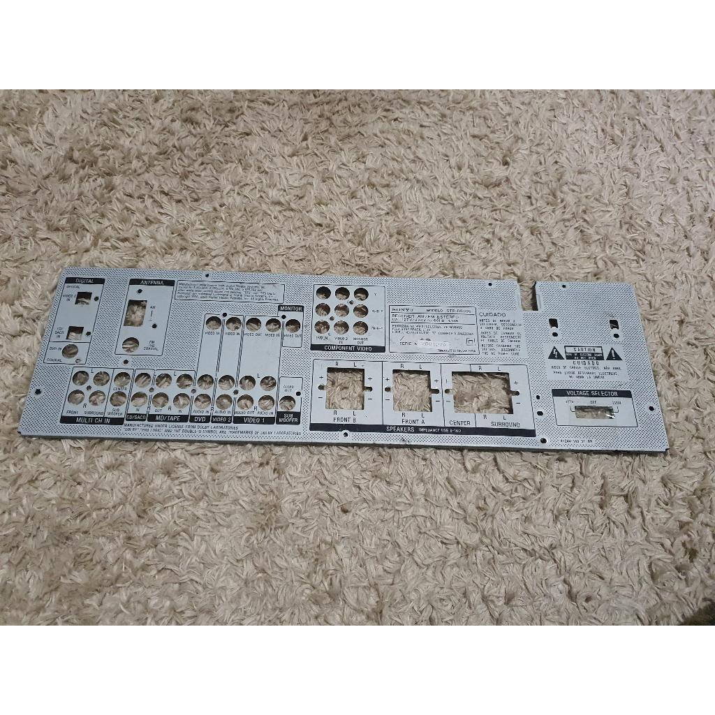 Chapa painel traseiro Receiver Sony STR-DE595