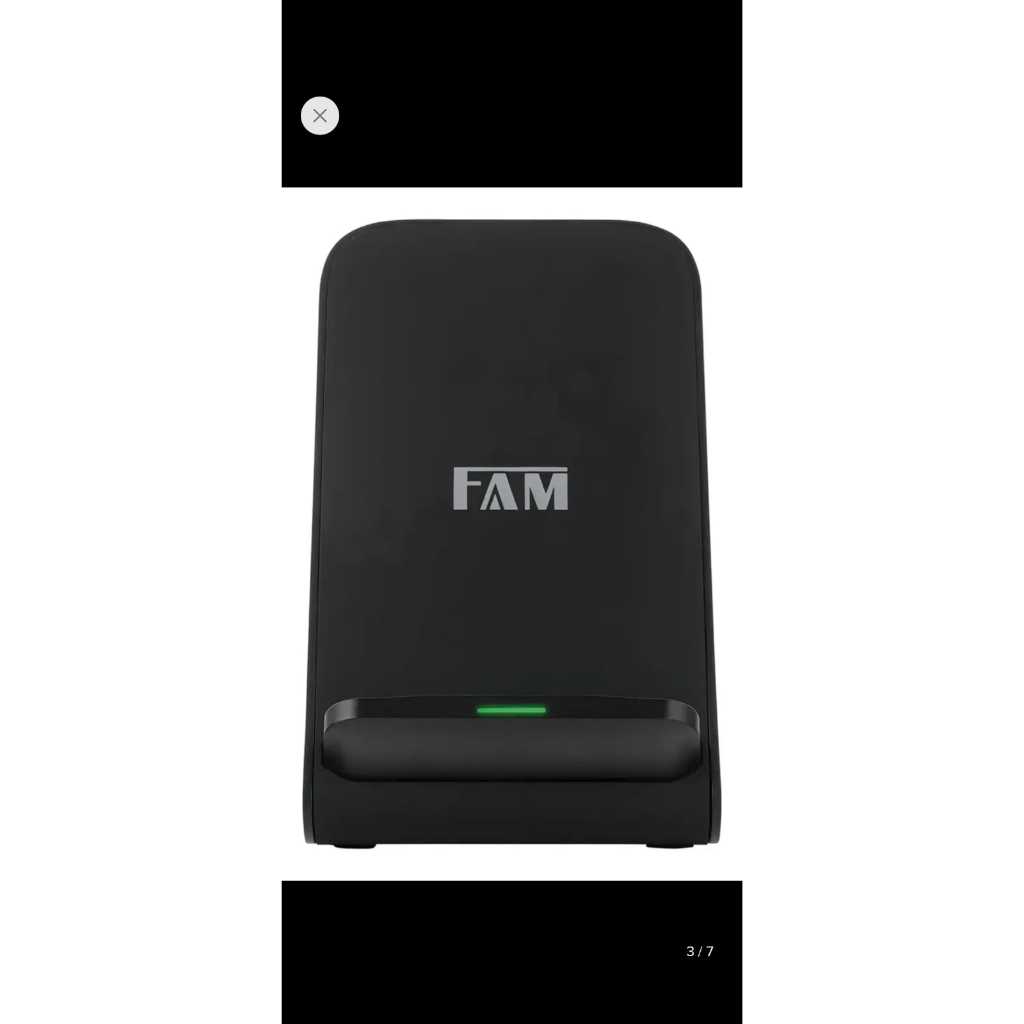 CARREGADOR SEM FIO 15W FAM