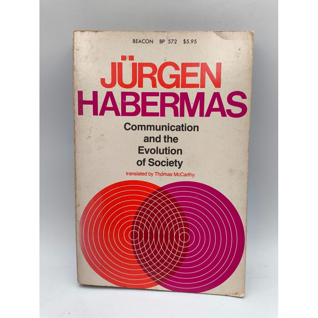 Communication and the Evolution of Society autor JURGEN HABERMAS