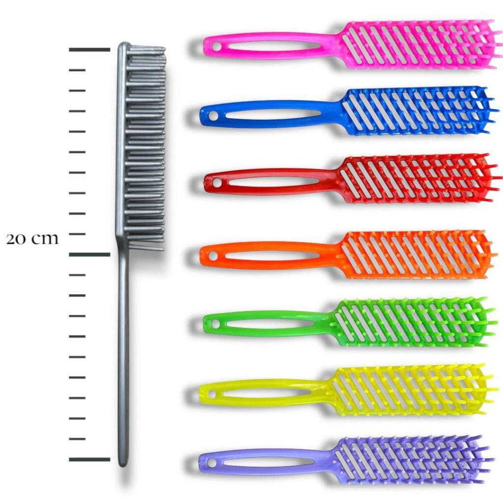 Kit 240,180,150 ou 120 Pente Escova Reta Jacaré, Ideal Para Revenda, Cabeleireiro Escova Pentear Cabelos
