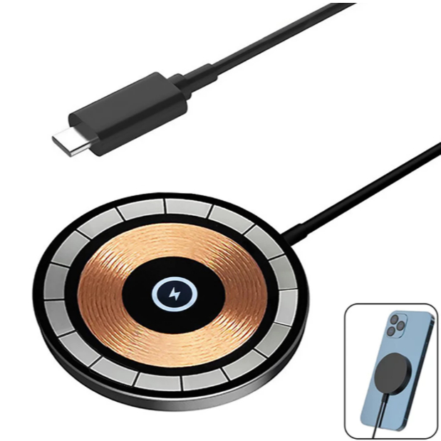 Carregador magnético sem fio para Android e iphone Charging Pad para todos type-c CDQ-U-02