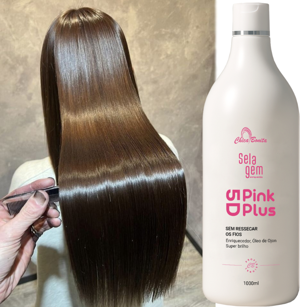 Progressiva Pink Plus 5D Alta Performance 1L – Com Brilho Intenso & Maciez Incomparável