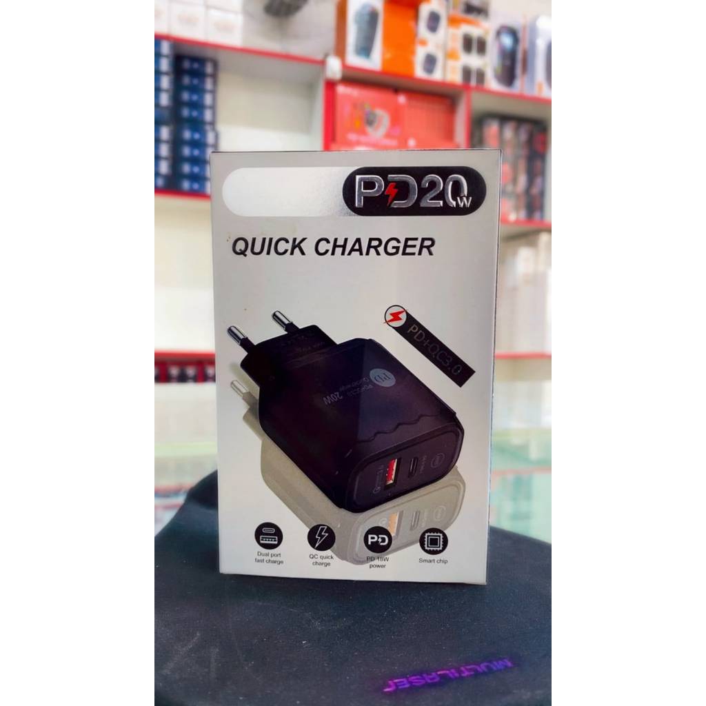 Fonte Carregadora Quick Charger PD20W