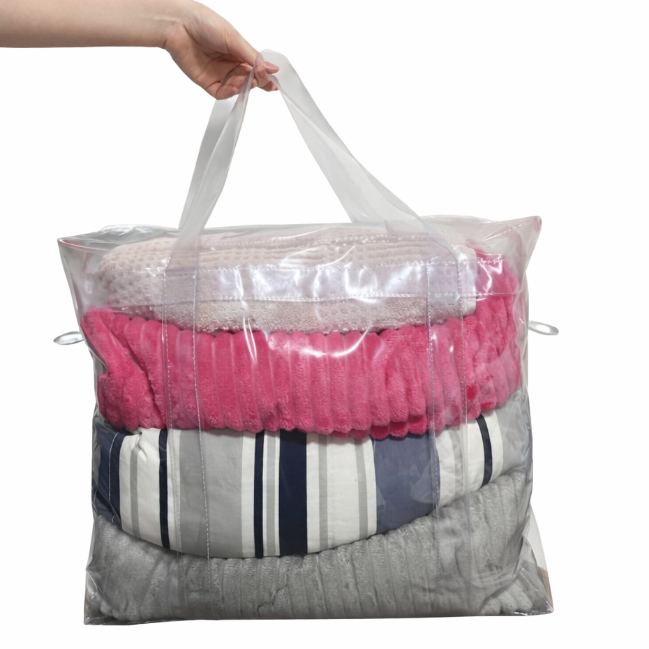 Bolsa Jumbo Transparente Reforçada Grande PVC Presídio Organização