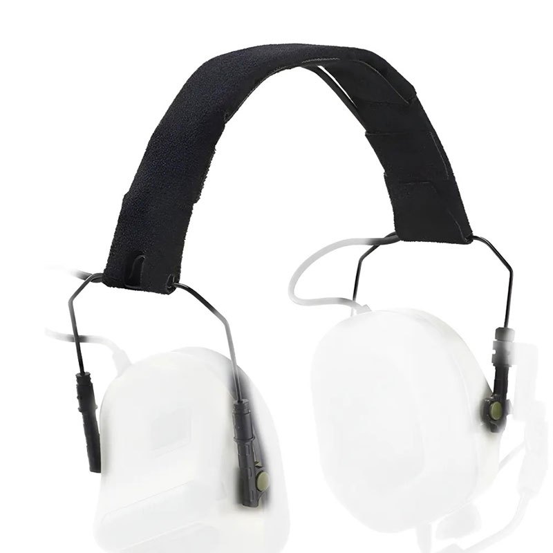 Alça Tiara De Fone Tático Militar Headset Para Airsoft