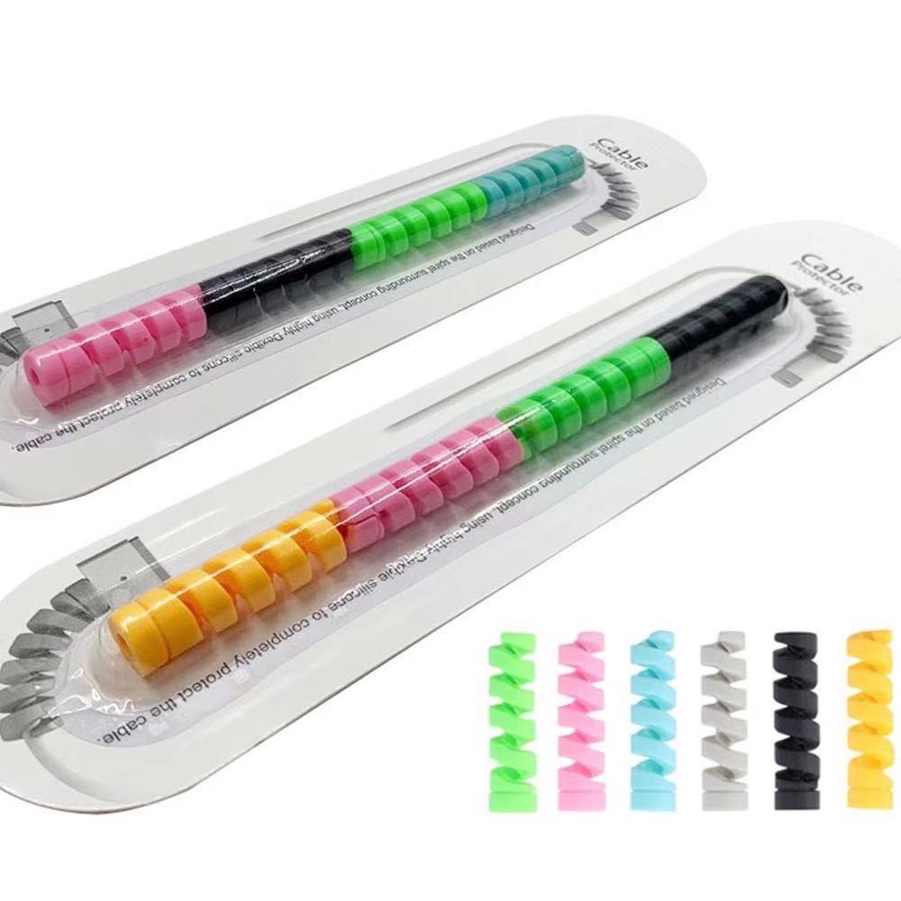 Protetor de cabo Espiral Compacta Portátil Anti Quebra-proteção de cabo