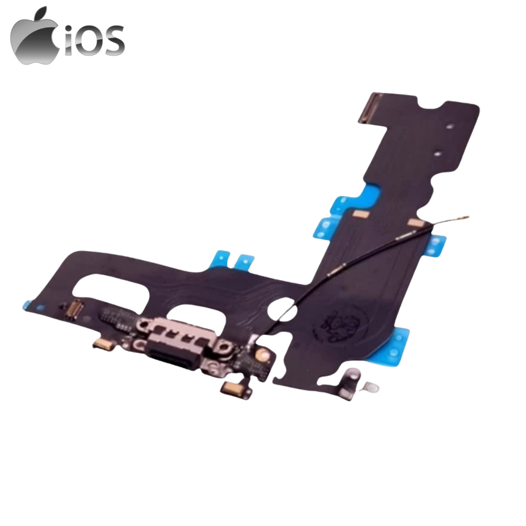 Conector De Carga Placa Flex iPhone 7 7g - Preto