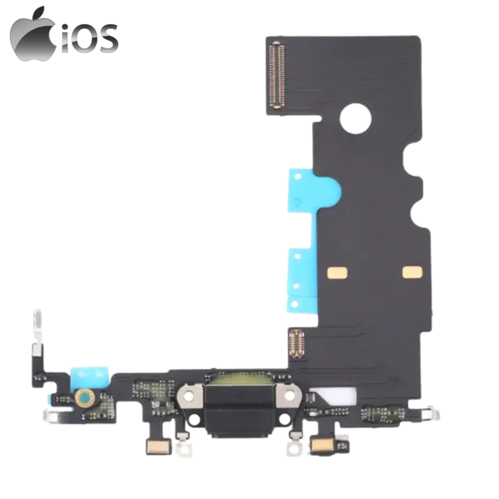 Conector Dock De Carga Compatível Com iPhone SE 2020 - Preto