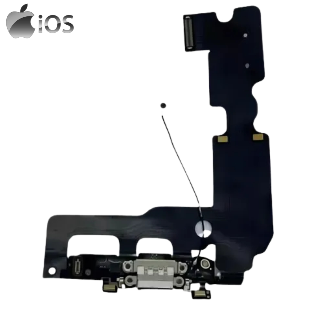 Conector De Carga Flex Placa Compatível iPhone 7 Plus Branco