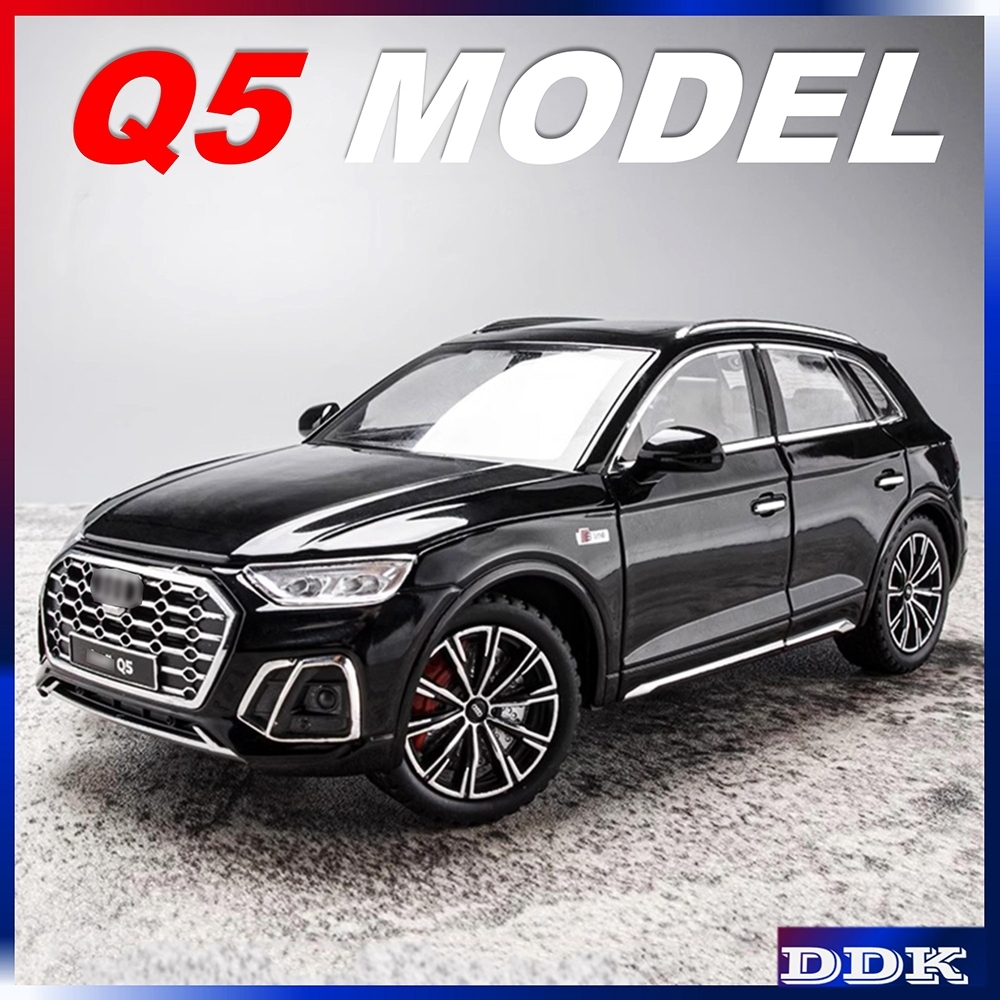 1 : 24 Q5 Diecast Model Car Alloy Toy Metal Sound Light Veículo Pull Back Truck Coleção Presentes Para Crianças Men