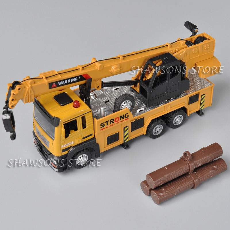 1 : 50 Balança Diecast Modelo Veículo De Engenharia De Caminhões Brinquedos Réplica De Guindaste Pesado Pull Back With Sound Light