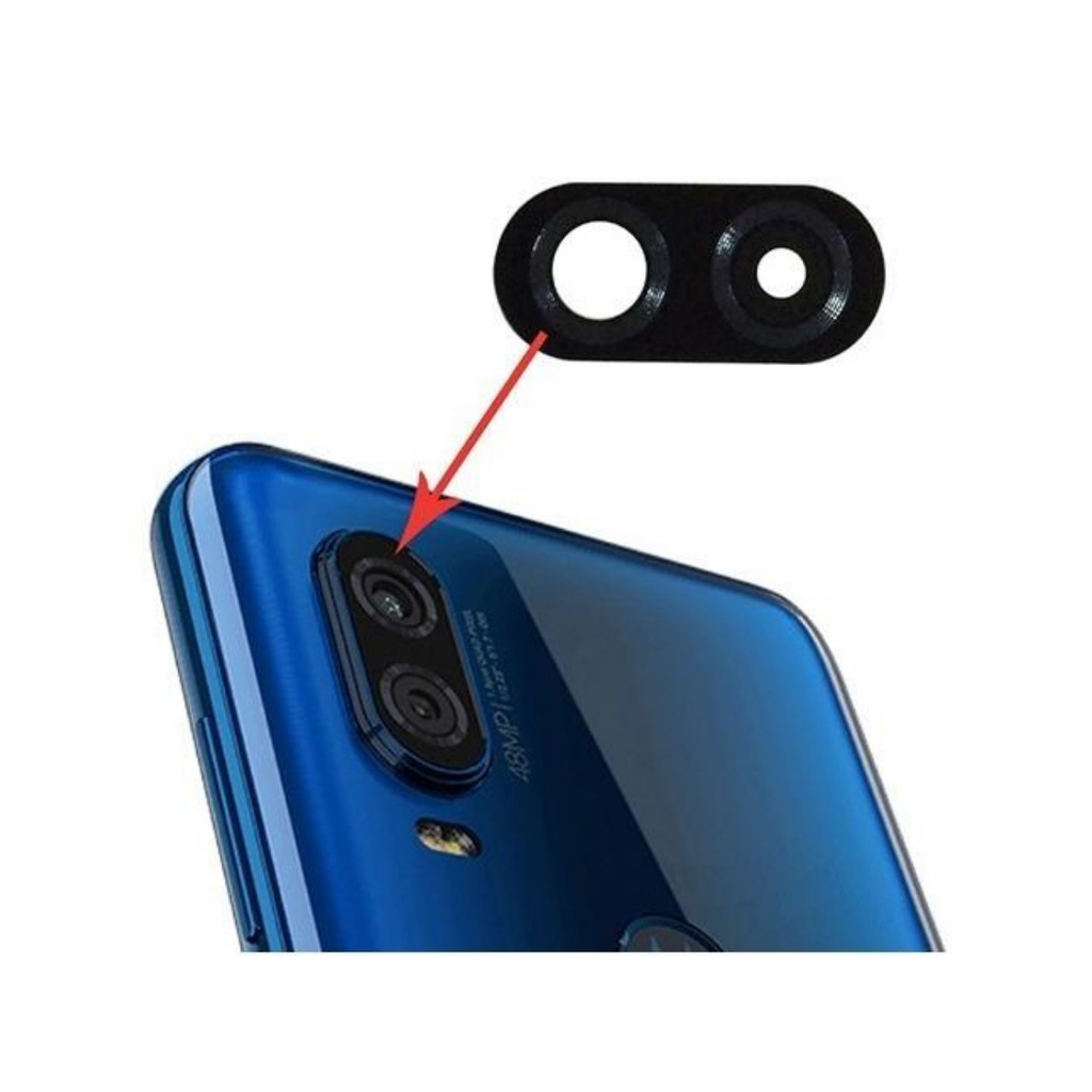 Lente Da Câmera Traseira Para Moto One Vision Preta Xt1970