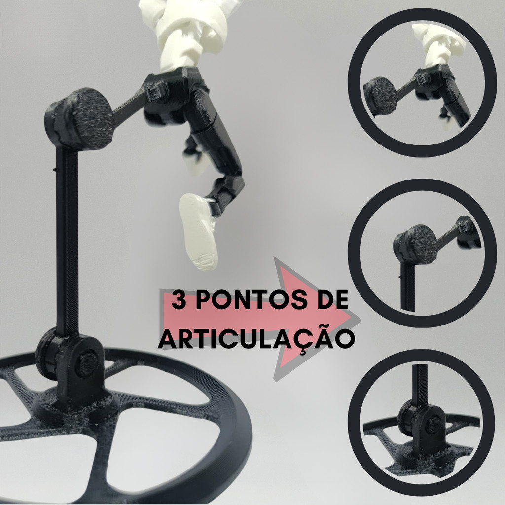 Suporte Flexível Universal Resistente Dummy 13 Articulado Montado Colecionar Exposição