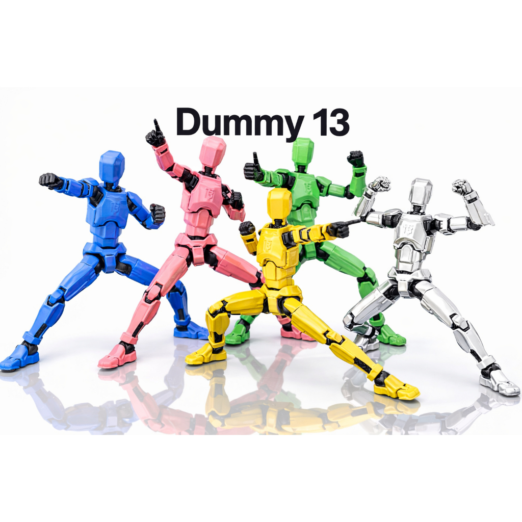 Boneco Articulado Dummy 13 - Model Kit + Acessórios