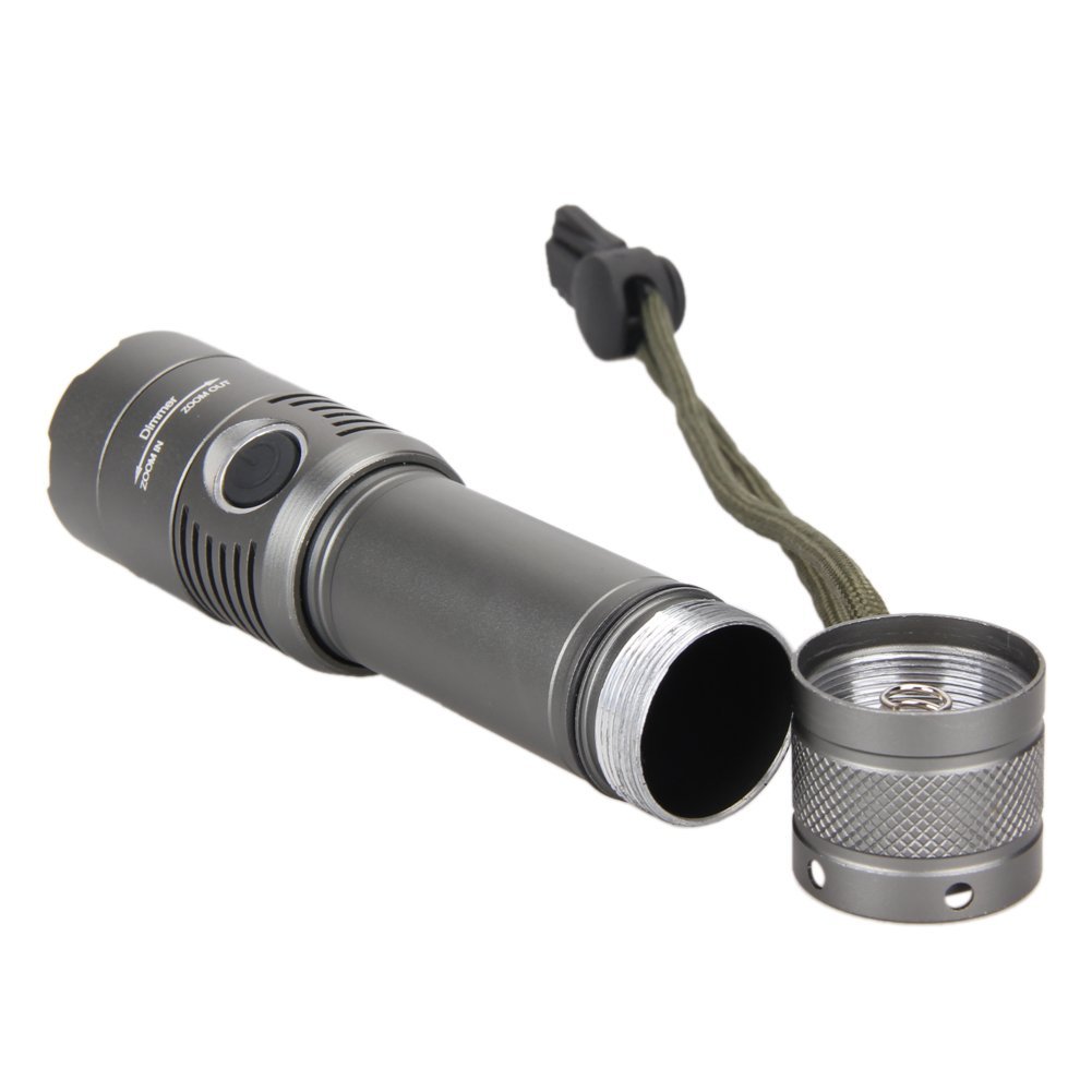 LANTERNA Metal Tactical Police Military Flashlight .