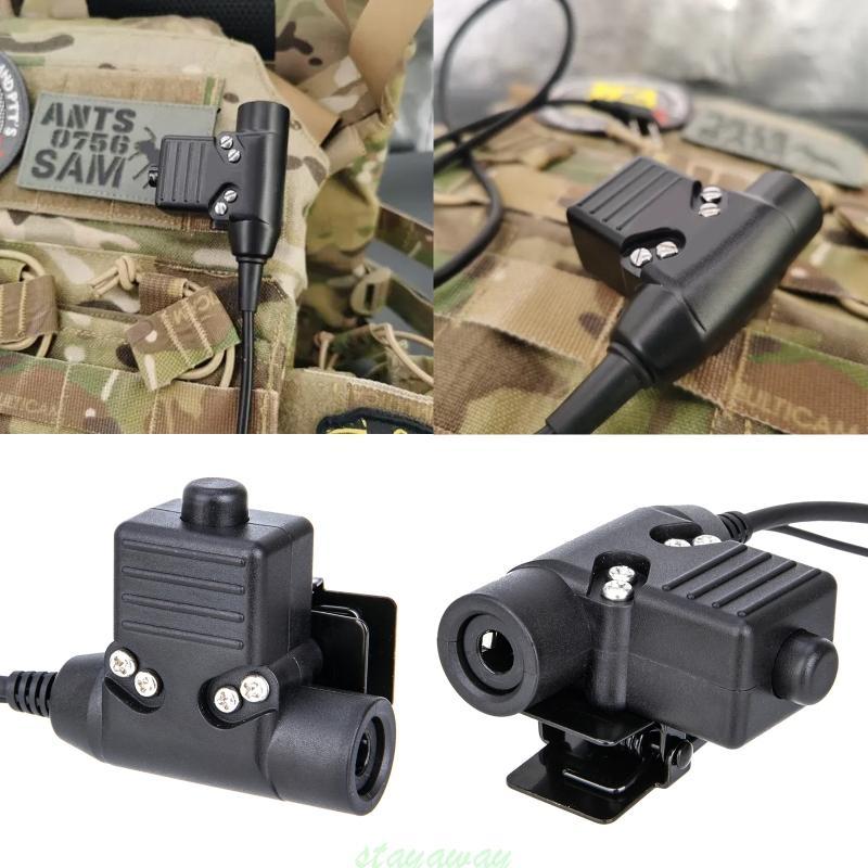 Adaptador SRA U94 PTT Empurre Para Falar Yaese VX-3R 80cm 31 5in Substituição Cabos