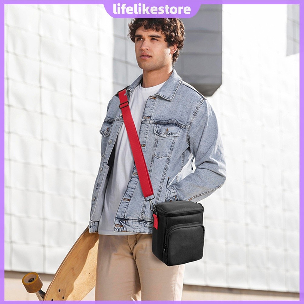 [Novo] Bolsa De Transporte Para Câmera Polaroid 600D Crossbody Nylon Carry Case Leve
