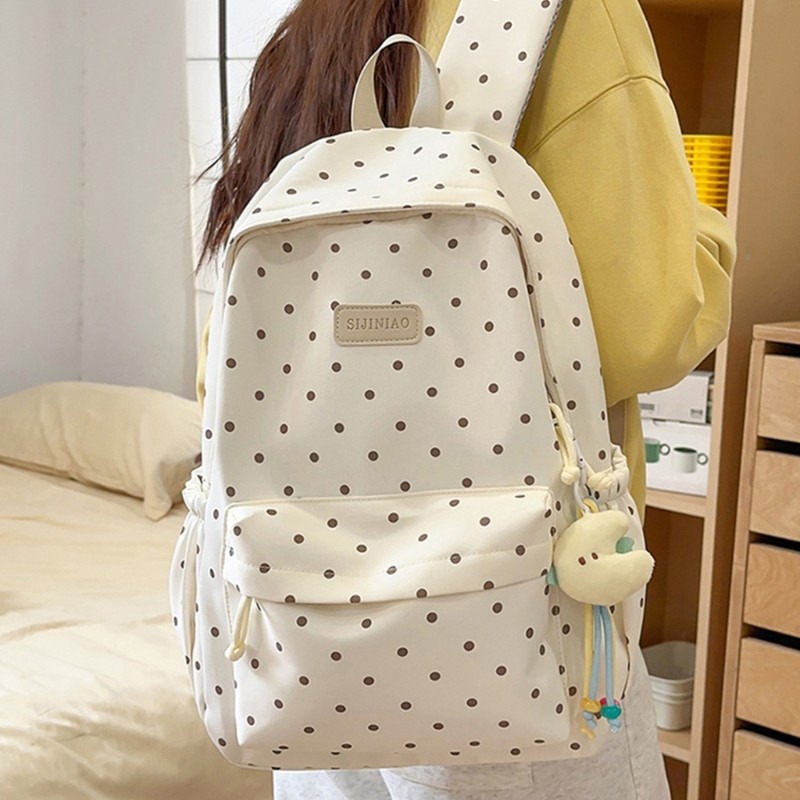 Mochila Estone Everyday Carry Com Padrão Pontilhado E De Viagem Para Armazenamento Lateral