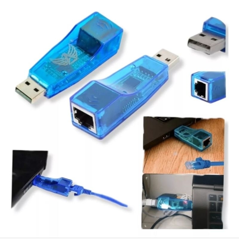 Adaptador Usb Rede Fast 10/100 Rj45 Au-55