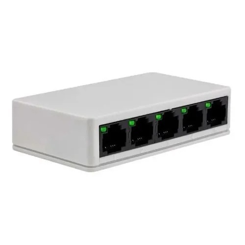 Switch 5 Portas Fast Ethernet 10/100mbps Internet Cabo