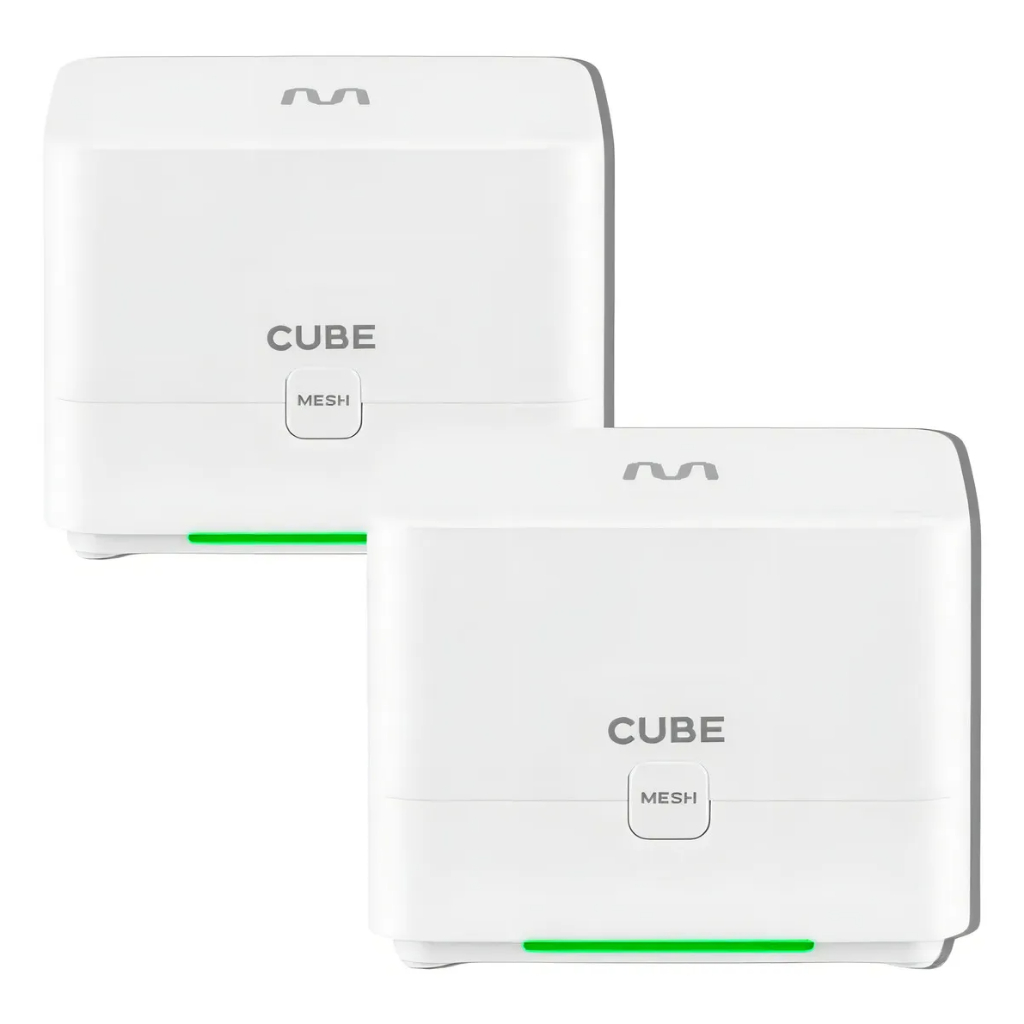 Kit Com 2 Roteador Multilaser RE168 Mesh Gigabit 5ghz Multi Ac1200 Giga Fast Cor Branco