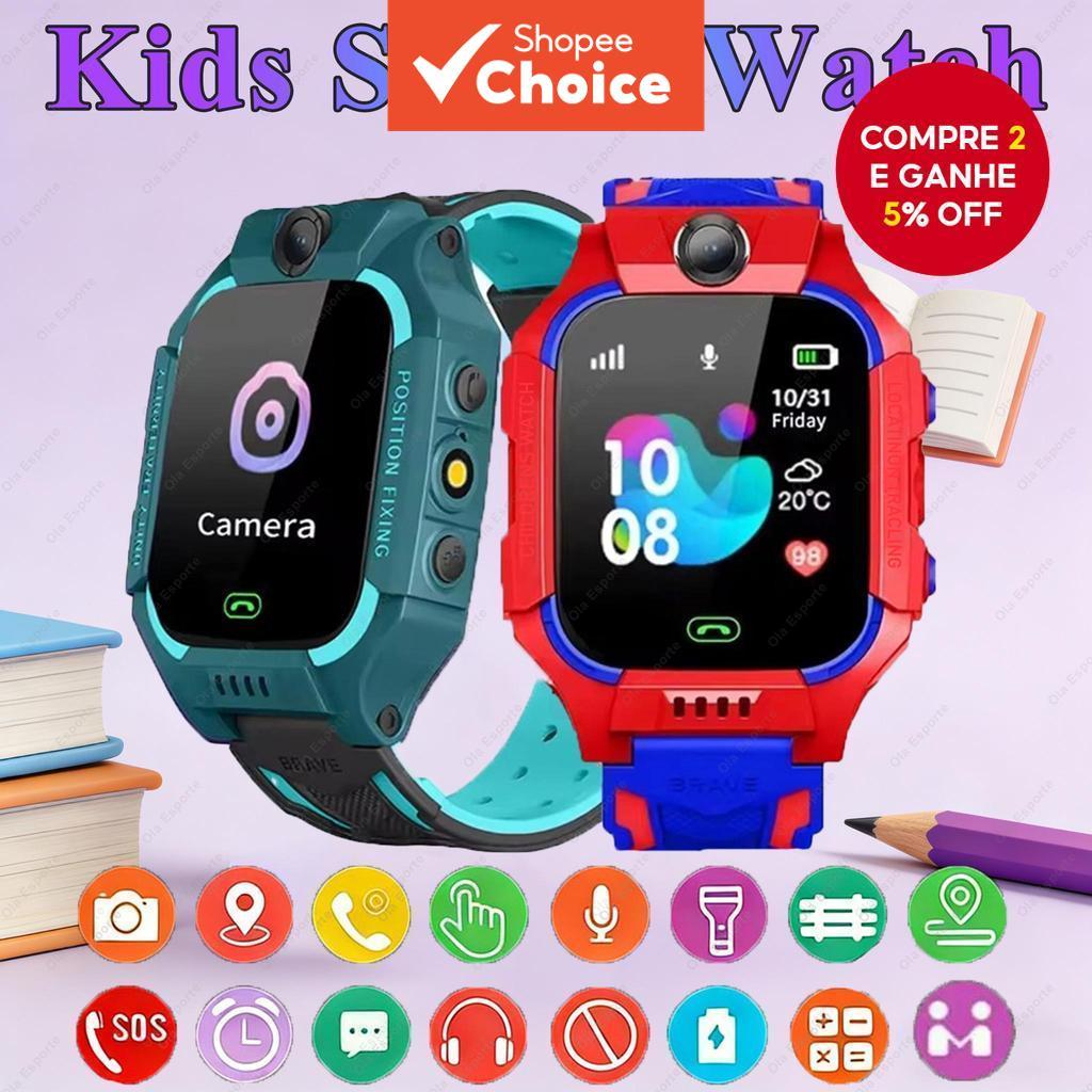 Crianças Relógio Inteligente 2G SOS Localização Cartão Sim Chamada Smartwatch Câmera HD À Prova Dwaterproof Água Present