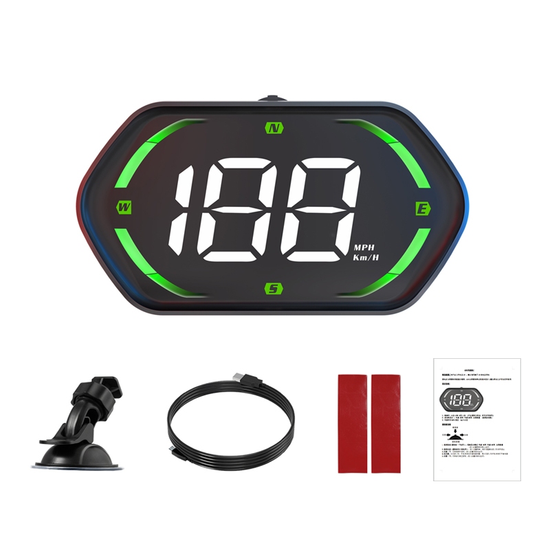 Velocímetro Digital HUD GPS Display de Velocidade Universal para Carro Alarme de Excesso de Velocidade
