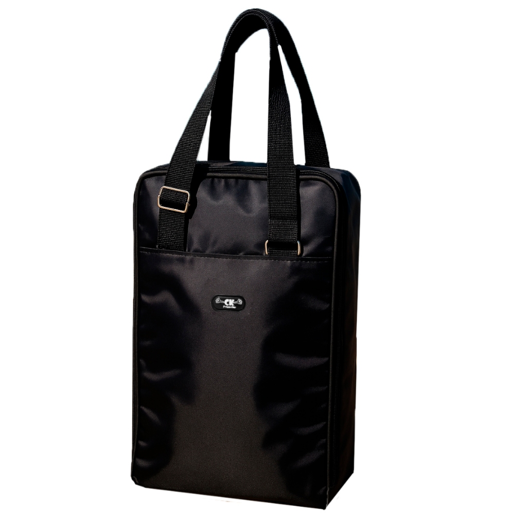 Bolsa Térmica Transporte 2 Garrafas Vinho Whisky Latinhas Alça Tiracolo Portátil com Elástico Interno