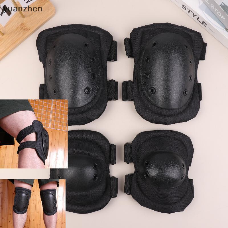 4 Pçs/Set Equipamento De Proteção Ao Ar Livre Cotoveleira Joelheiras Suprimentos Esportivos