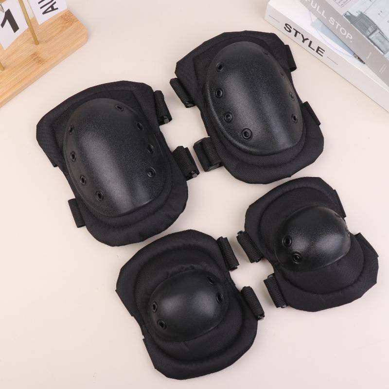 4 Pçs/Set Equipamento De Proteção Ao Ar Livre Cotoveleira Joelheiras Suprimentos Esportivos