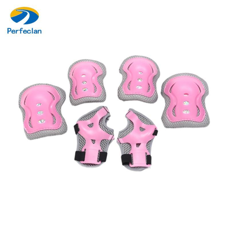 Perfeclan Joelheiras Cotoveleiras Protetores De Pulso Protetor Esponja Estofamento Skate Pads Set Para
