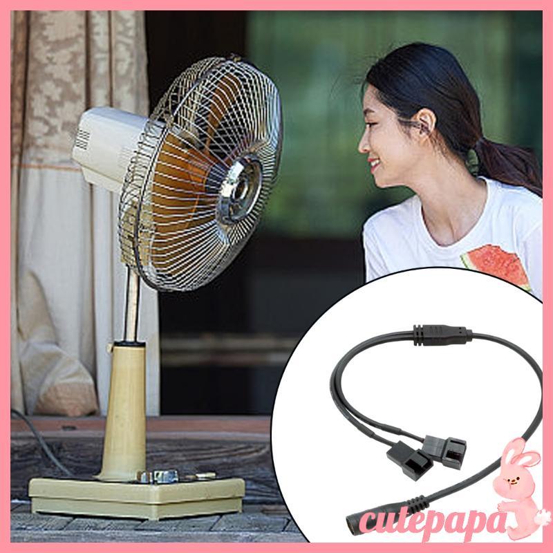 cutepa Travel DC535x2 1mm A 4Pin Adaptador Ventilador Múltiplo 37cm Para Melhorar O Resfriamento