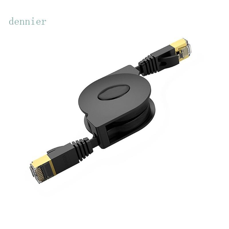 Ethernet Den Travel CAT6 RJ45 Removível 2 M Internet Preto Estojo Armazenamento Para Espaço R