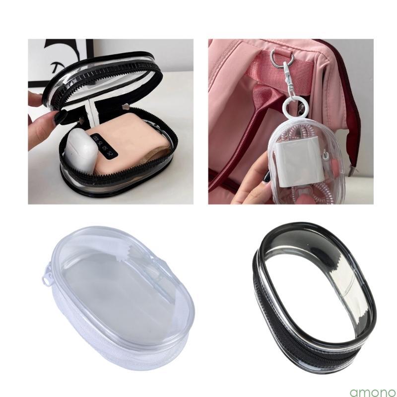 Amon Travel Friendly Cable Holder Box Clear Designs Acessório Para Fácil Identificação