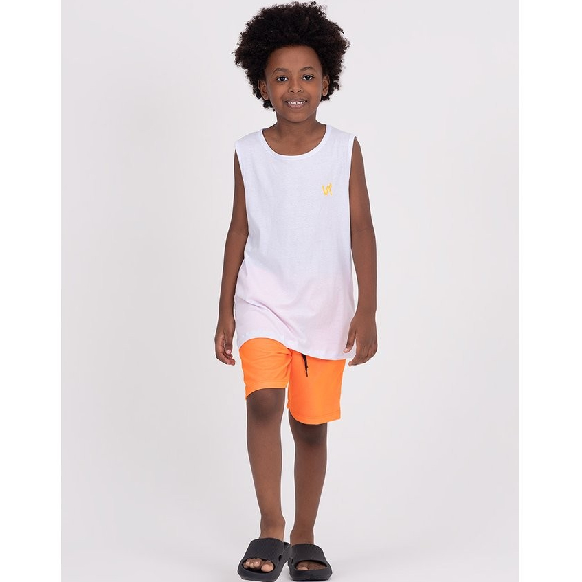 Conjunto Regata Infantil Aplique Neon