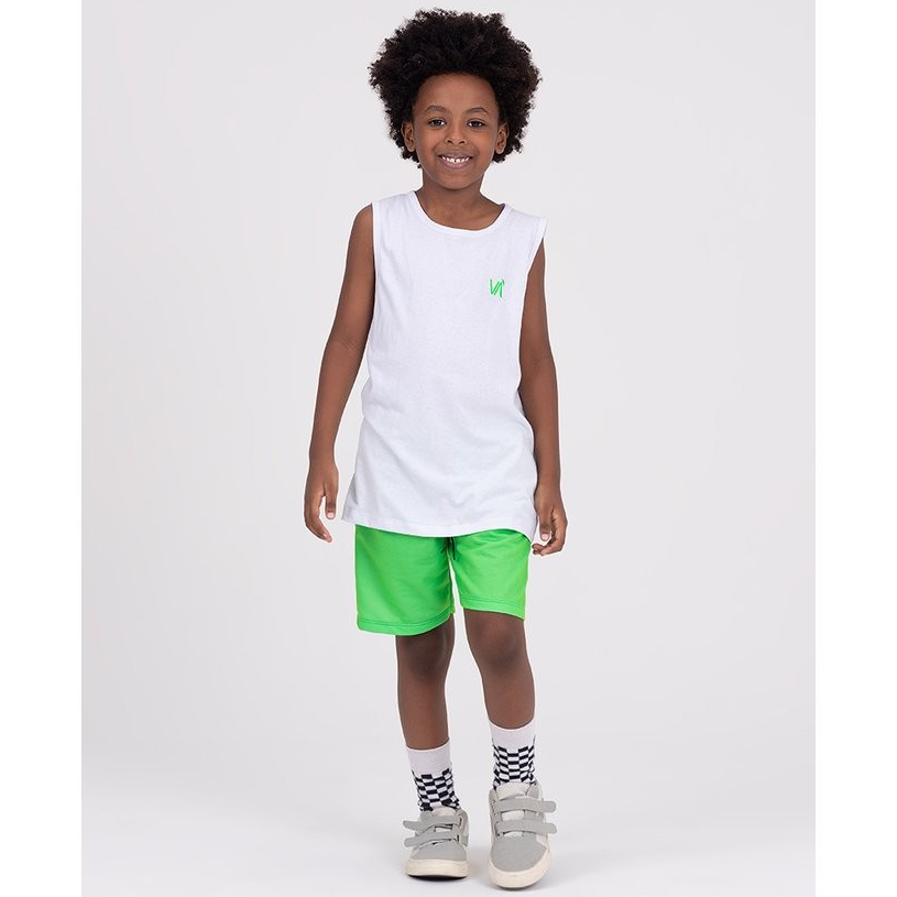 Conjunto Regata Infantil Aplique Neon