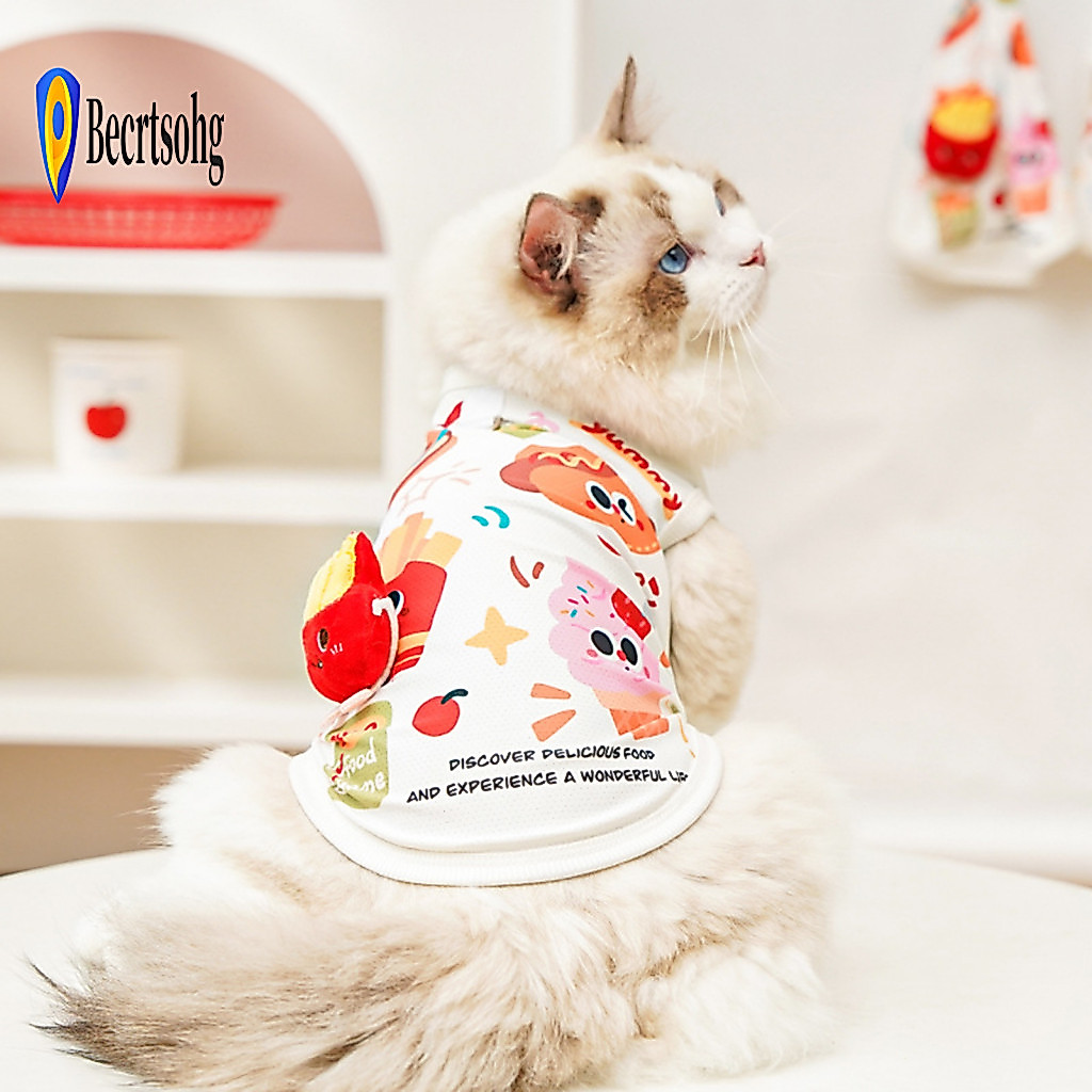 Vibrant Dog Shirts for Backyard Hangout for Outdoor Activities Summer Ice Silk Shirt for Small Medium Dogs – Soft Brea
