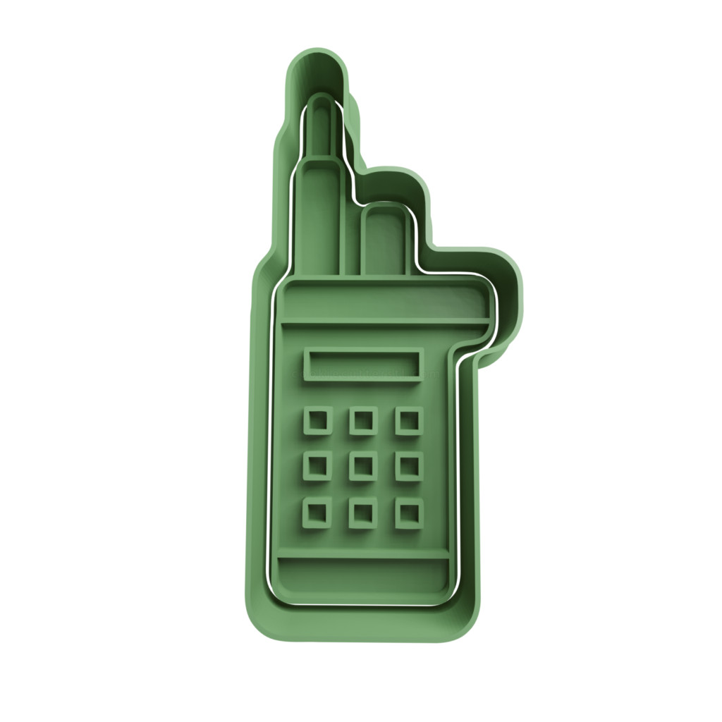 Cortador De Biscoito Walkie Talkies - guerra