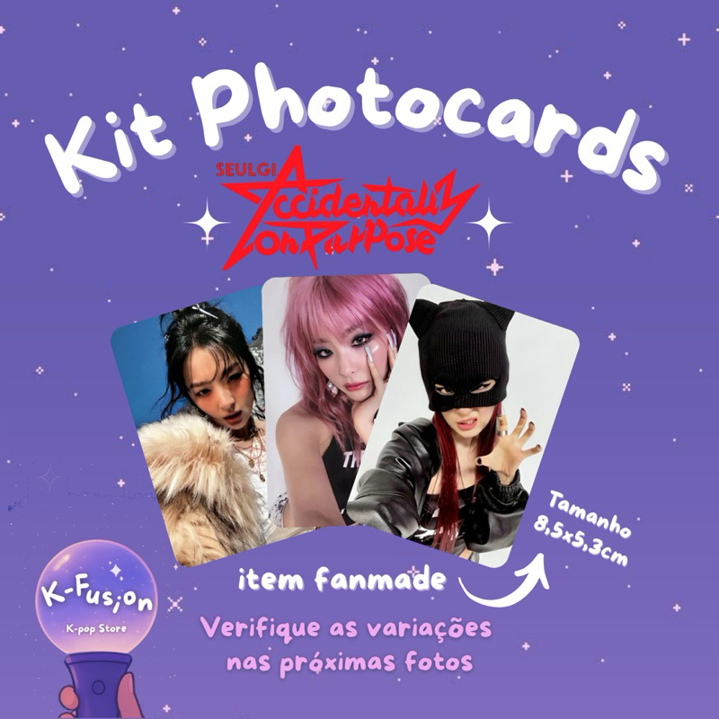 Kit Photocards Seulgi Accidentally On Purpose
